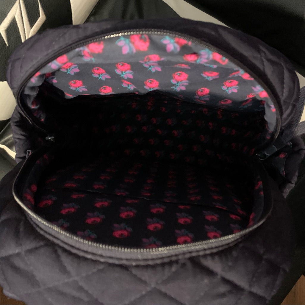 Vera Bradley Navy Blue Backpack